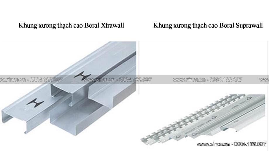 Các loại khung xương thạch cao và cách nhận biết Các loại khung xương thạch cao và cách nhận biết