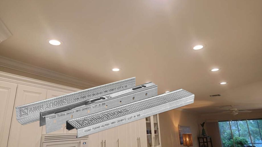 Khung trần chìm Basi đảm bảo độ bền cao Khung trần chìm Basi đảm bảo độ bền cao