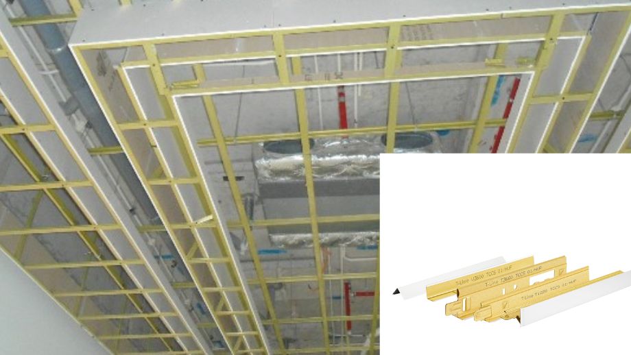 Khung trần nổi S-Line: Giải pháp thẩm mỹ cho công trình