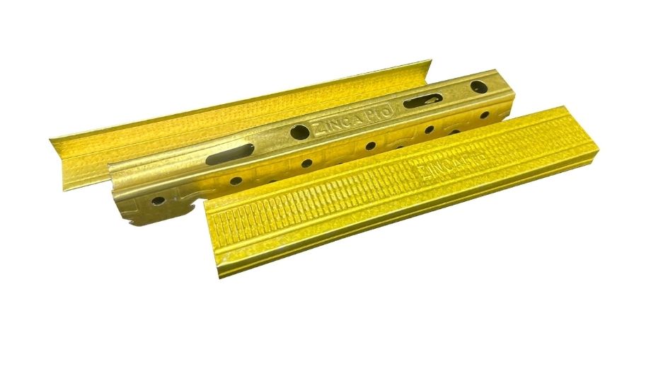 Khung trần chìm ZINCA-V mạ resin vàng Khung trần chìm ZINCA-V mạ resin vàng