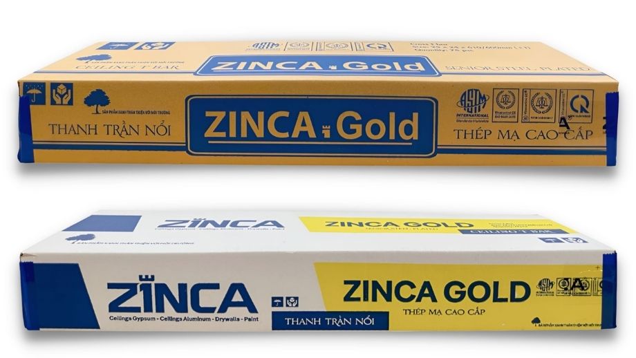 Khung trần nổi hệ tiêu chuẩn Zinca Gold là gì? Khung trần nổi hệ tiêu chuẩn Zinca Gold là gì?