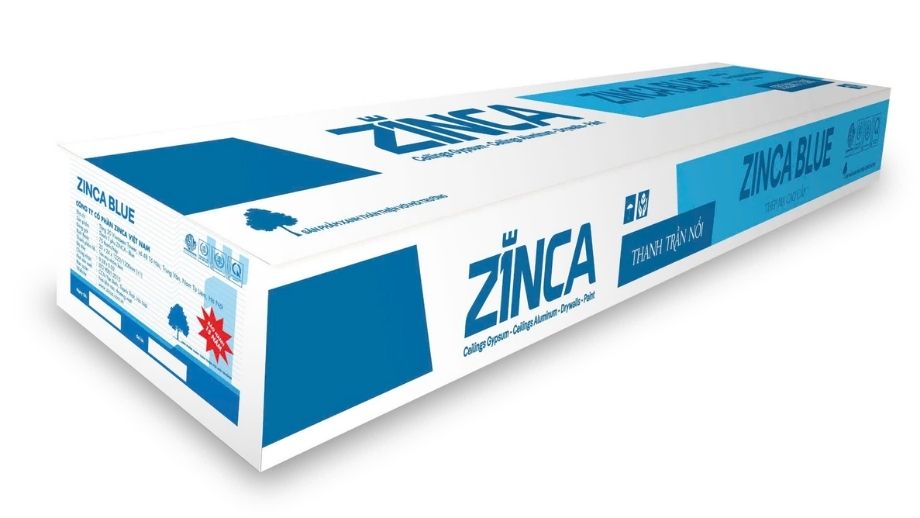 Khung trần thạch cao nổi Zinca Blue chính hãng giá tốt