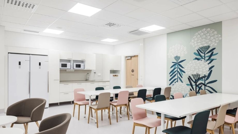 Tấm trần tiêu âm Ecophon Hygiene Meditec E Tấm trần tiêu âm Ecophon Hygiene Meditec E