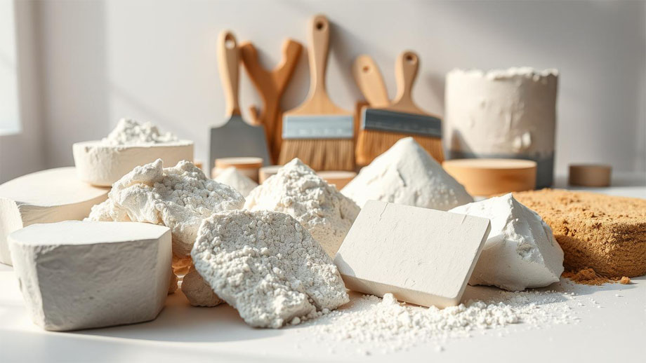 Các loại bột thạch cao dùng cho nội thất phổ biến hiện nay