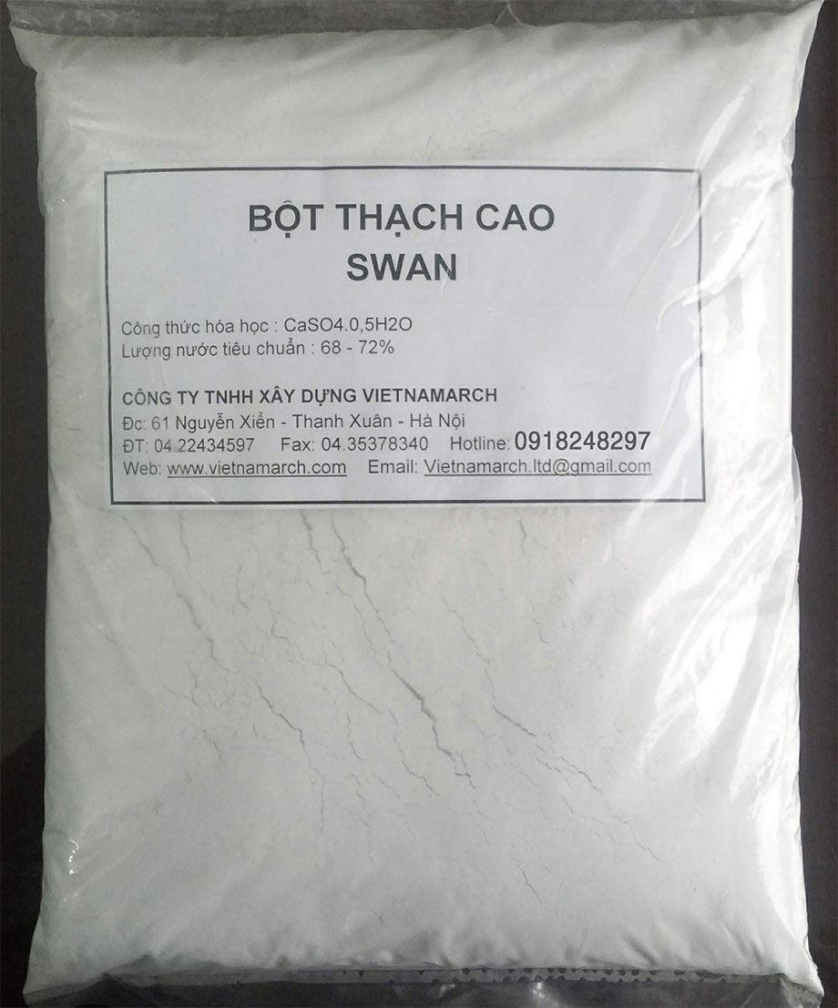 Bột thạch cao Swan làm tượng, đúc khuôn chất lượng Bột thạch cao Swan làm tượng, đúc khuôn chất lượng