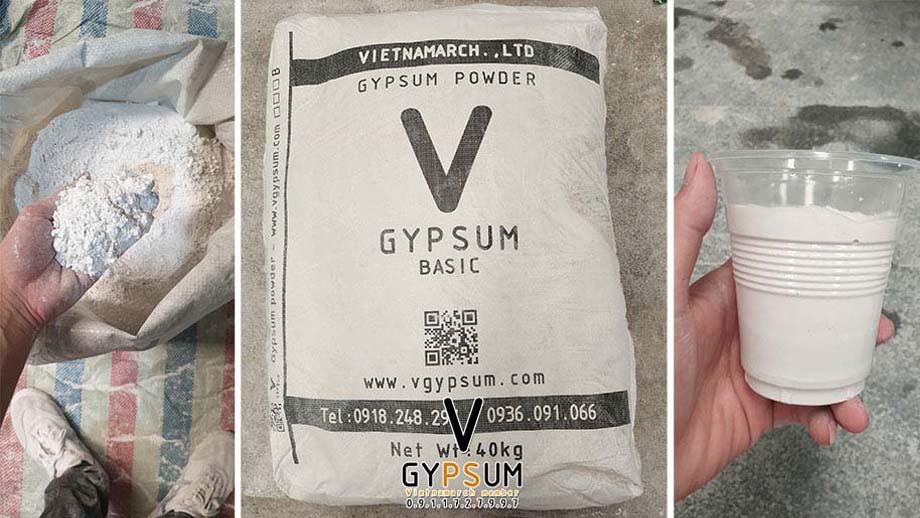 Bột thạch cao Vgypsum làm tượng chất lượng cao